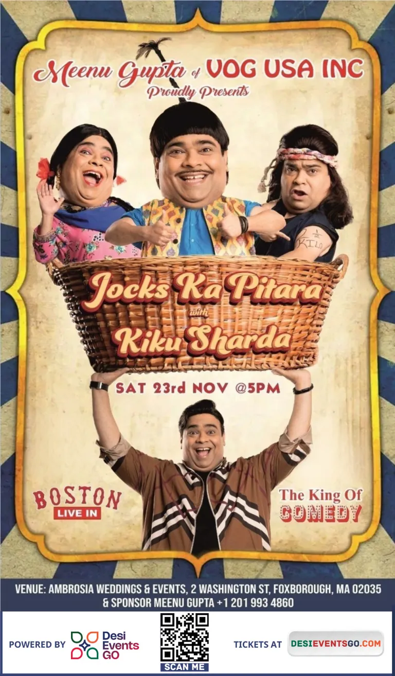BUY ONE GET ONE FREE TICKETS - THE KIKU SHARDA SHOW - BOSTON