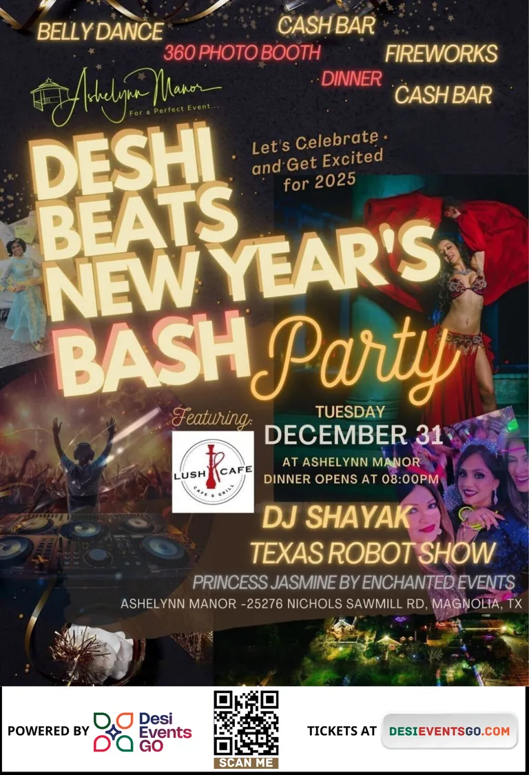 Deshi beats New Years Bash - Houston