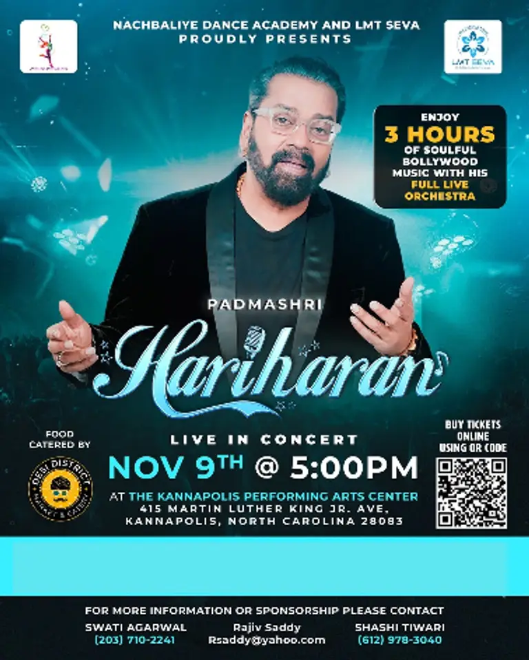 Padmashri Hari Haran Live Concert 2025 in NC