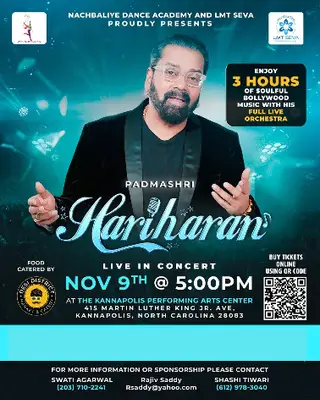 Padmashri Hari Haran Live Concert 2025 in NC