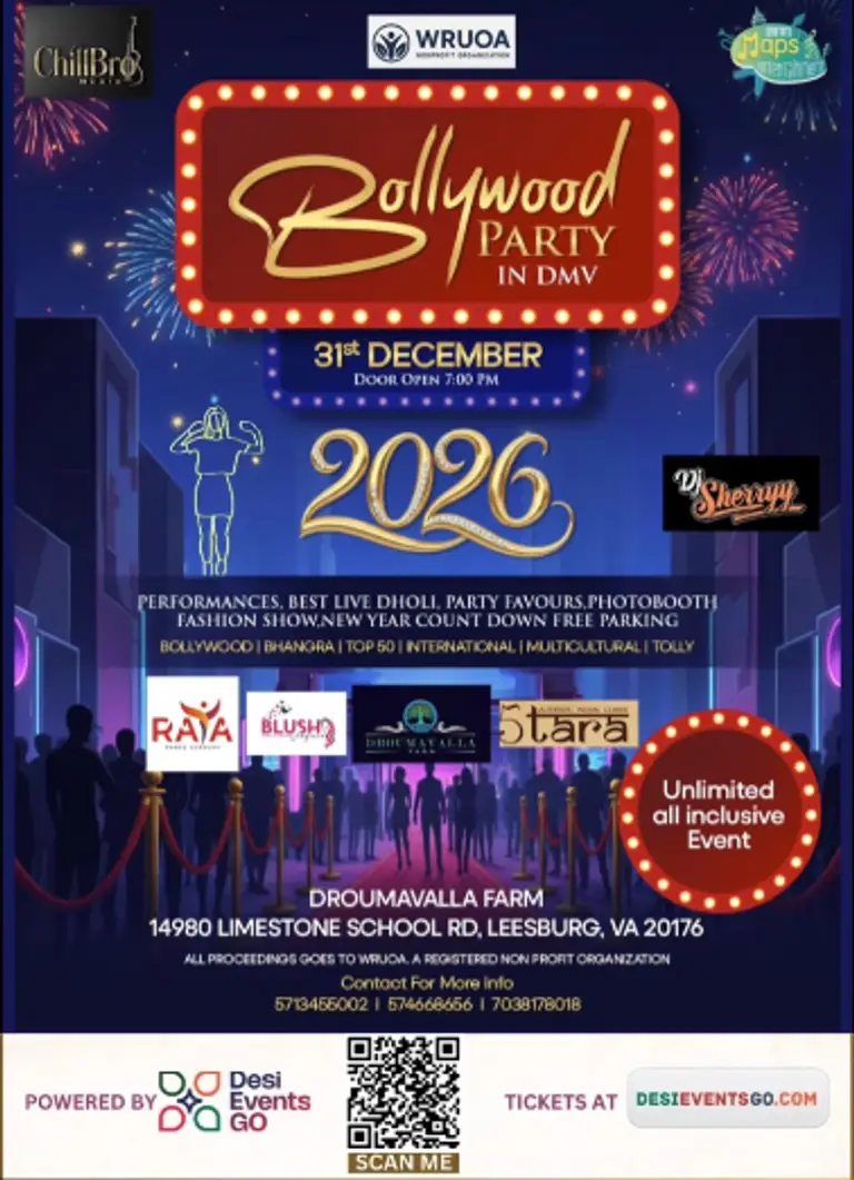 Bollywood NYE party in DMV with DJ Sherryy - Leesburg, VA