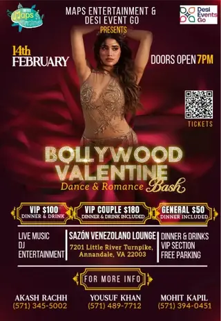 BOLLYWOOD VALENTINE BASH