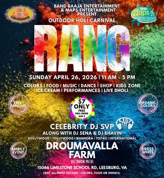 DMV's hottest - RANG - Outdoor HOLI Carnival