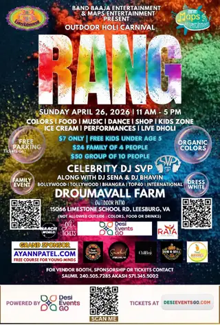 DMV's hottest - RANG - Outdoor HOLI Carnival