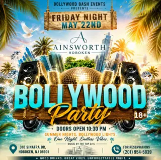Bollywood Night - Memorial Day Weekend @ Ainsworth Hoboken