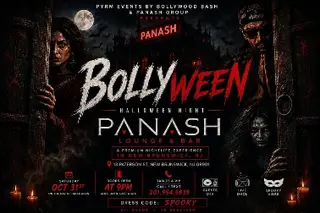 Bollywood Halloween Party in NJ @ PANASH, New Brunswick