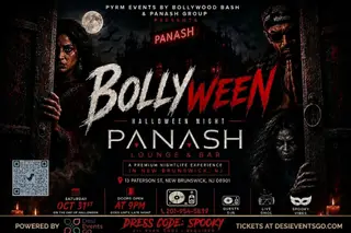 Bollywood Halloween Party in NJ @ PANASH, New Brunswick