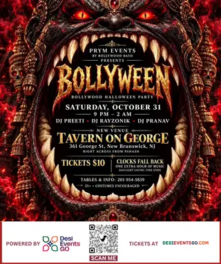 Bhooton ka Tandav - Bollywood Halloween Night@Tavern on George, New Bruns